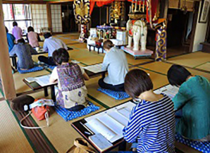 写経の会の様子