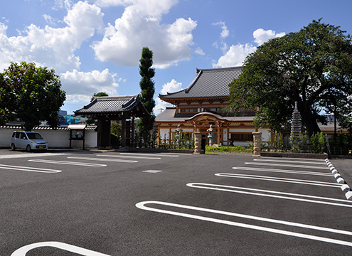 吉祥院 永代供養付墓「雙樹（そうじゅ）」駐車場